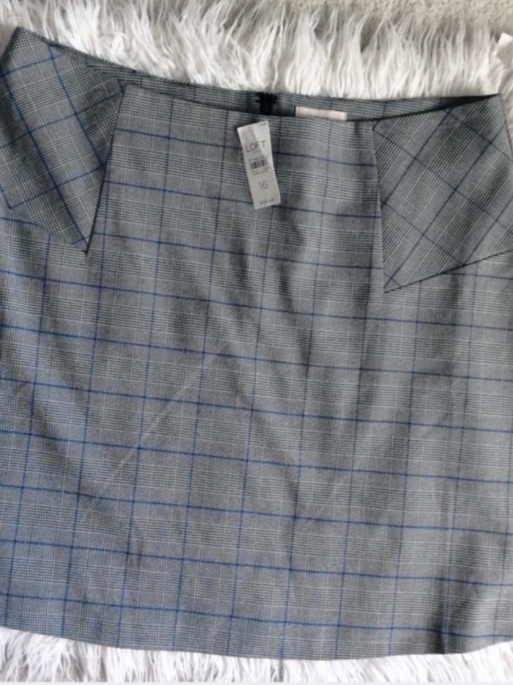 NWT Ann Taylor Loft Plaid A-Line Skirt